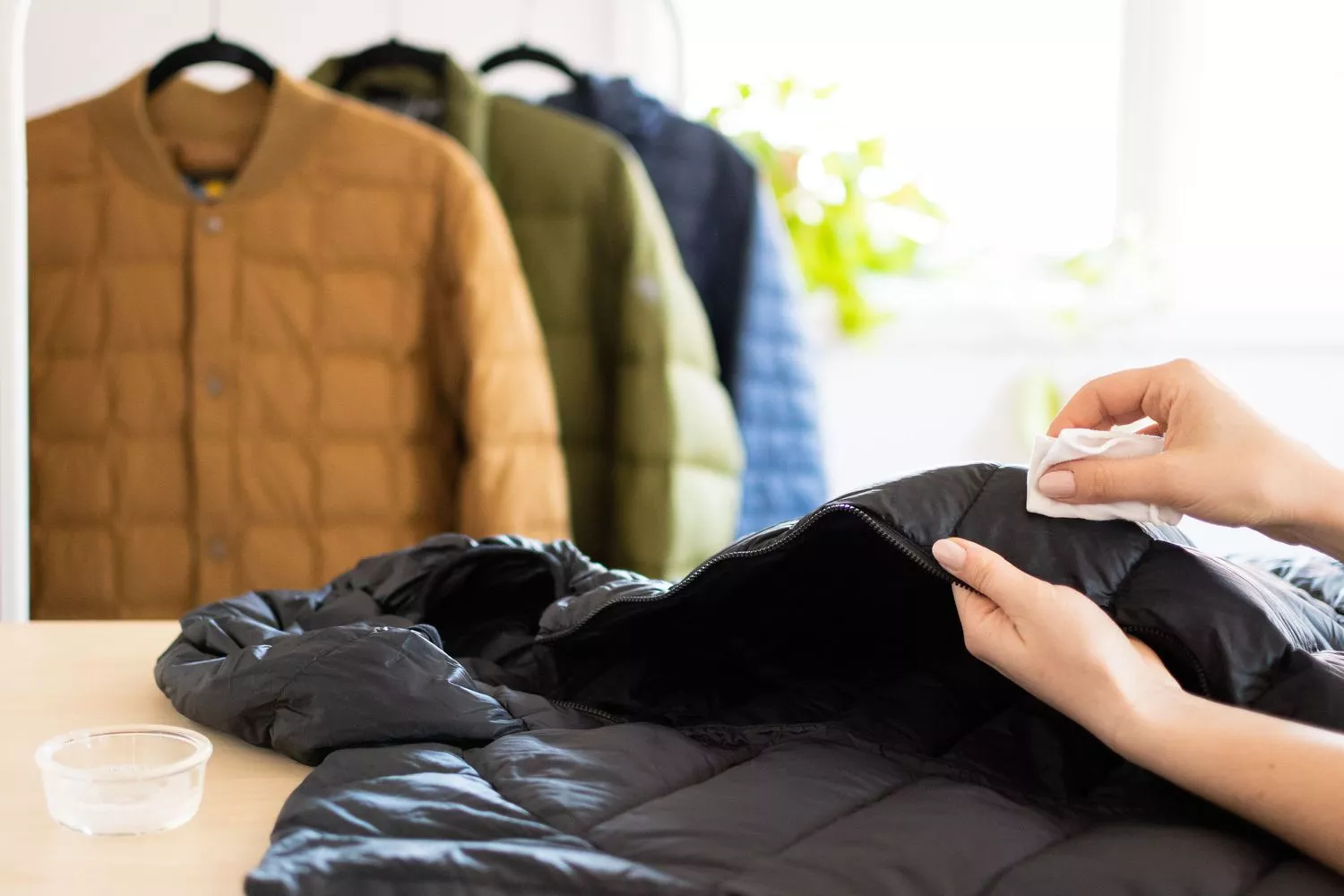 Winter coat and jacket cleaning